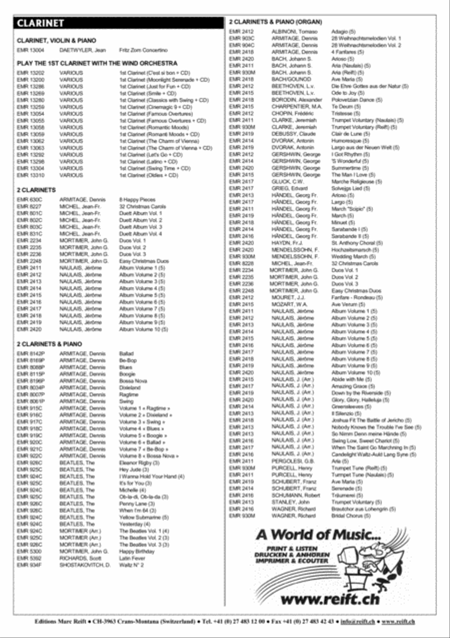 The Last Rose Of Summer Clarinet scores gallery preview page 7
