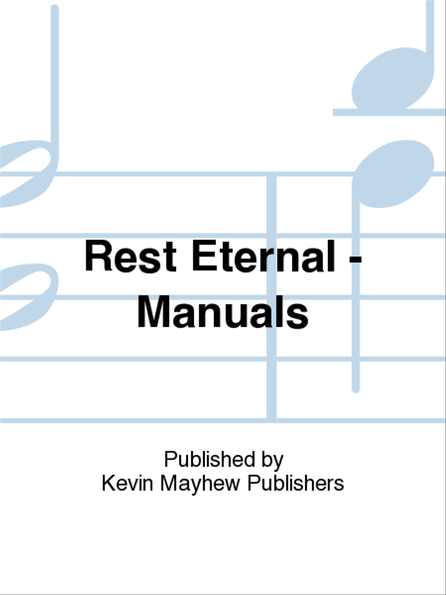 Rest Eternal - Manuals SA scores gallery preview page 1
