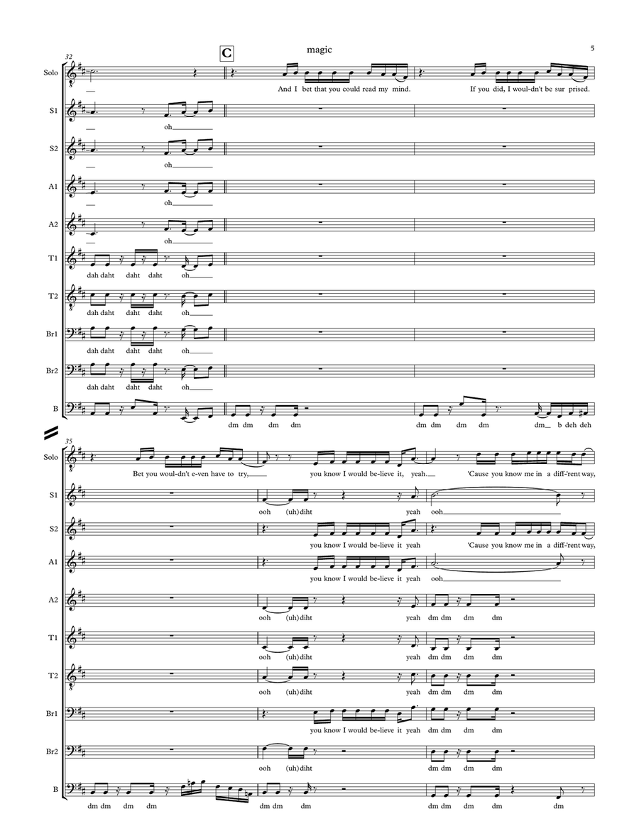Magic Divisi scores gallery preview page 5