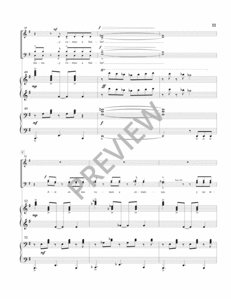 Vamos a Bailar (Piano and Percussion Parts) image number null