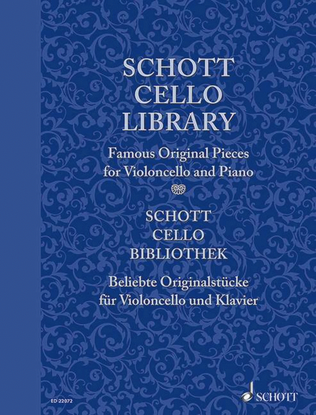 Book cover for Schott Cello Library