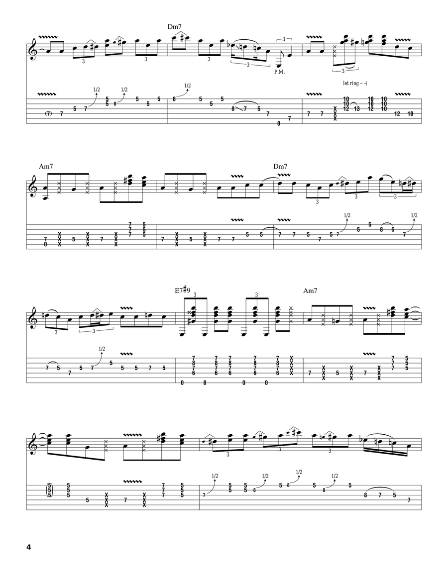 Cold Shot Acoustic Guitar scores gallery preview page 4