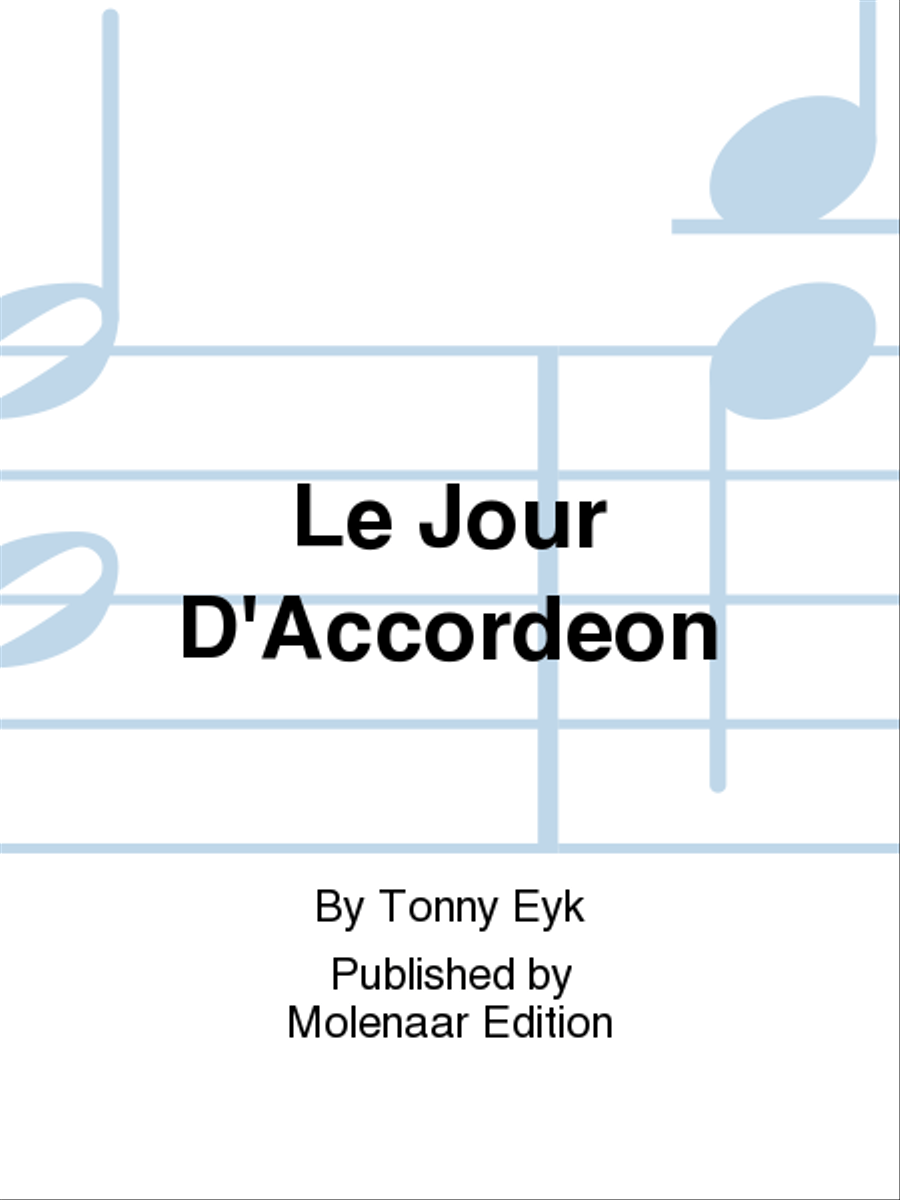 Le Jour D'Accordeon Le Jour D'Accordeon Accordion Orchestra scores gallery preview page 1