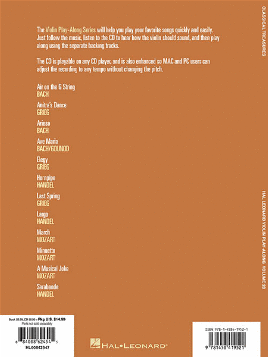 Classical Treasures Violin Solo scores gallery preview page 2