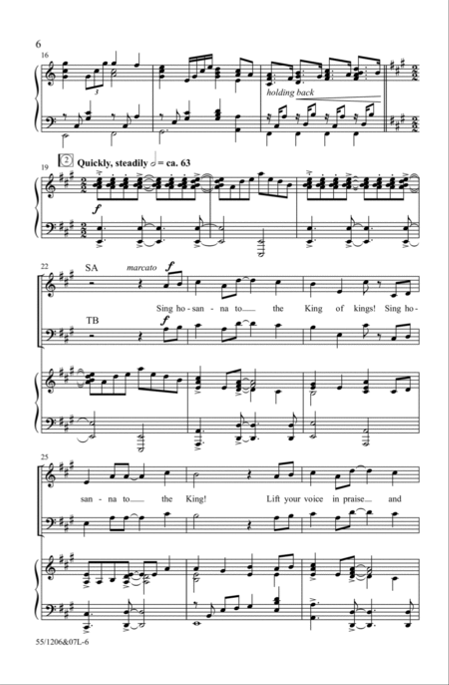 No Greater Love 4-Part scores gallery preview page 6