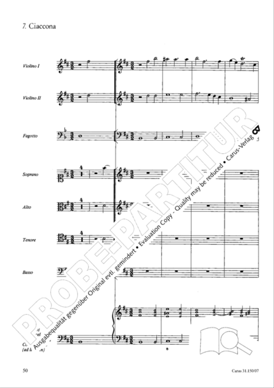 O my Lord, I long for thee (Nach dir, Herr, verlanget mich) 4-Part scores gallery preview page 51