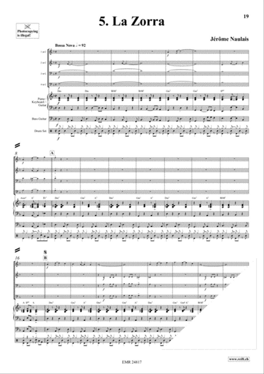 Play With Your Band Volume 3 Woodwind Quartet scores gallery preview page 8