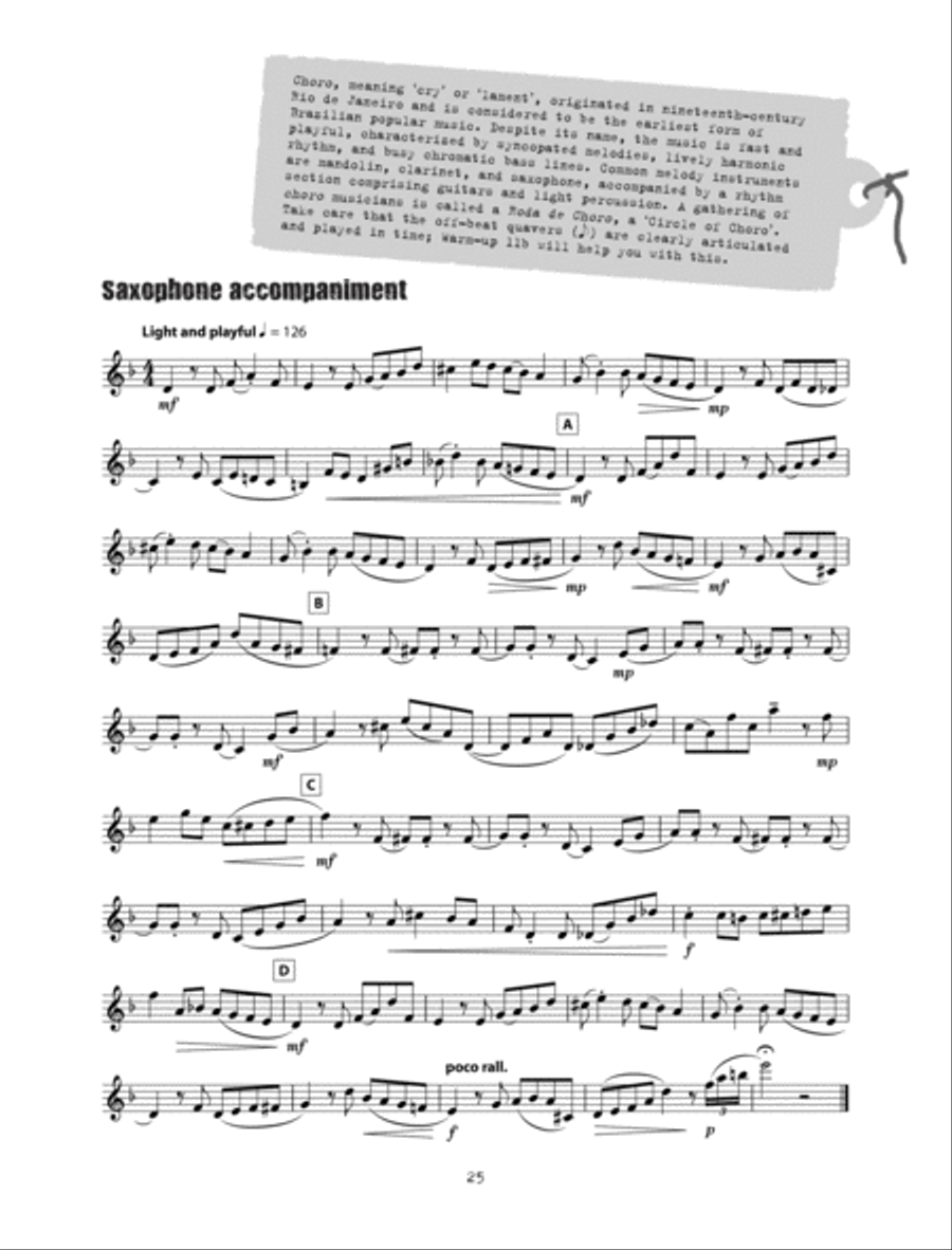 Saxophone Globetrotters, B flat edition + CD Soprano Saxophone scores gallery preview page 7