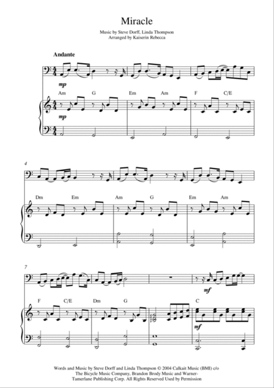 Miracle Bassoon scores gallery preview page 1