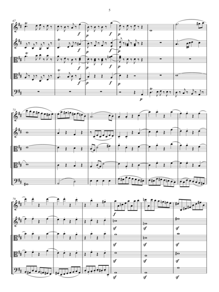 Mozart—String Quintet No.5 in D major, K.593