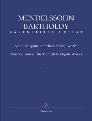 Book cover for Neue Ausgabe samtlicher Orgelwerke, Band 1