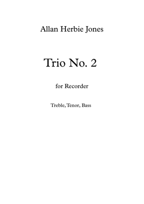 Book cover for Trio No. 2 for Recorder