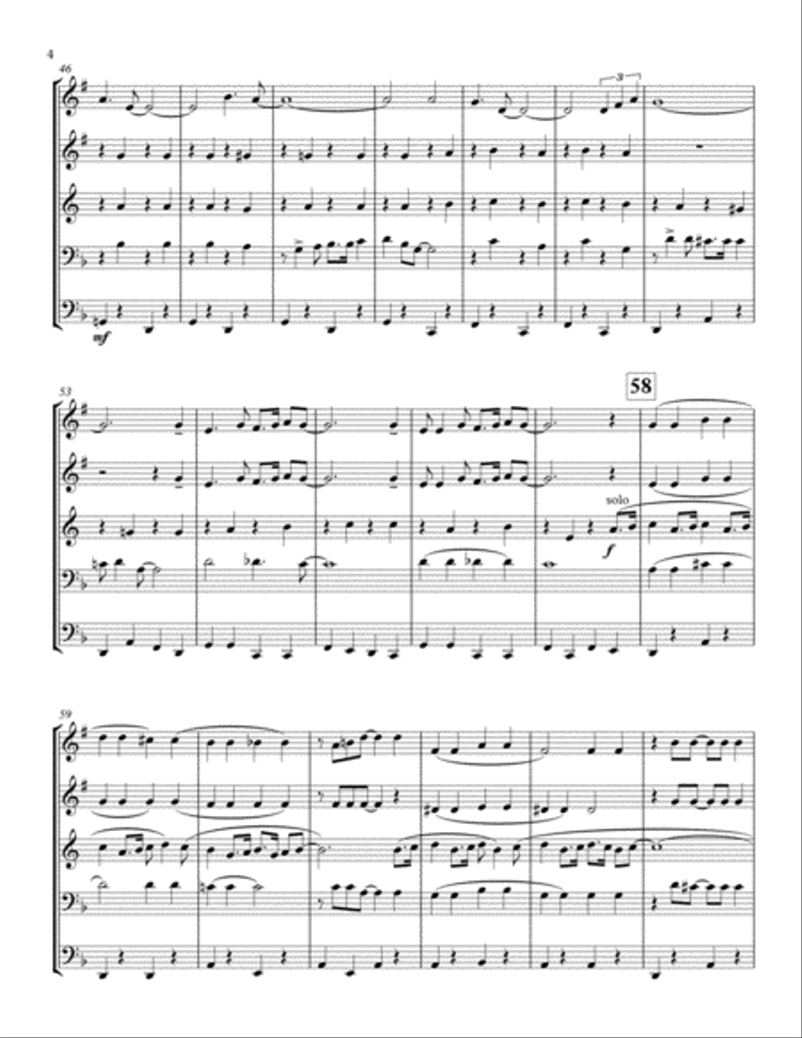 Volare Brass Ensemble scores gallery preview page 4