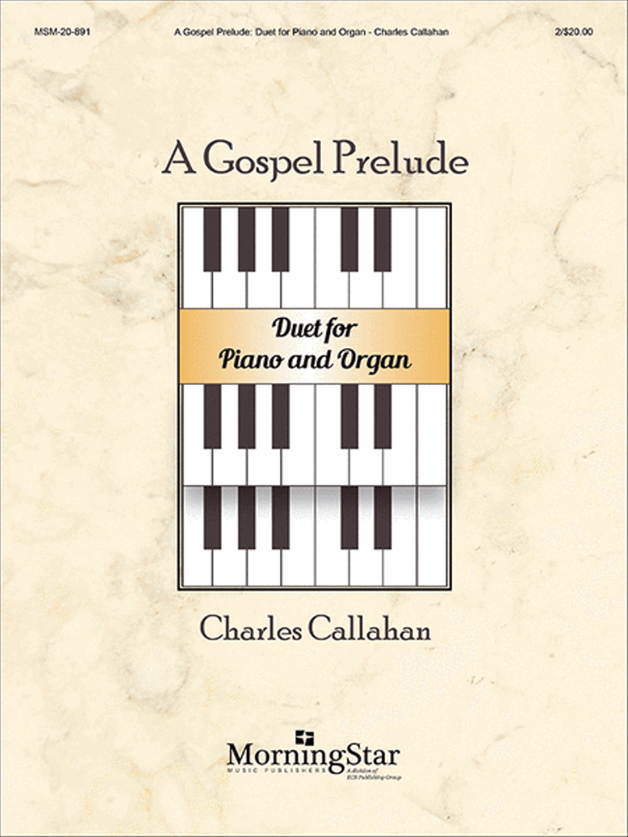 A Gospel Prelude Duet for Piano and Organ Organ scores gallery preview page 1