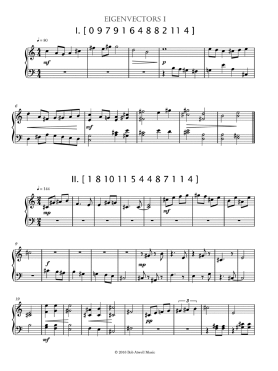Eigenvectors I Marimba scores gallery preview page 4