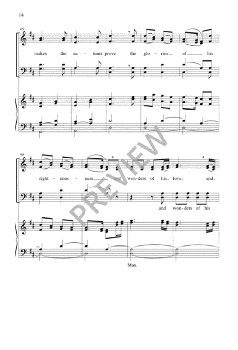 Joy to the World 4-Part scores gallery preview page 15