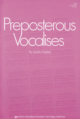 Book cover for Preposterous Vocalises