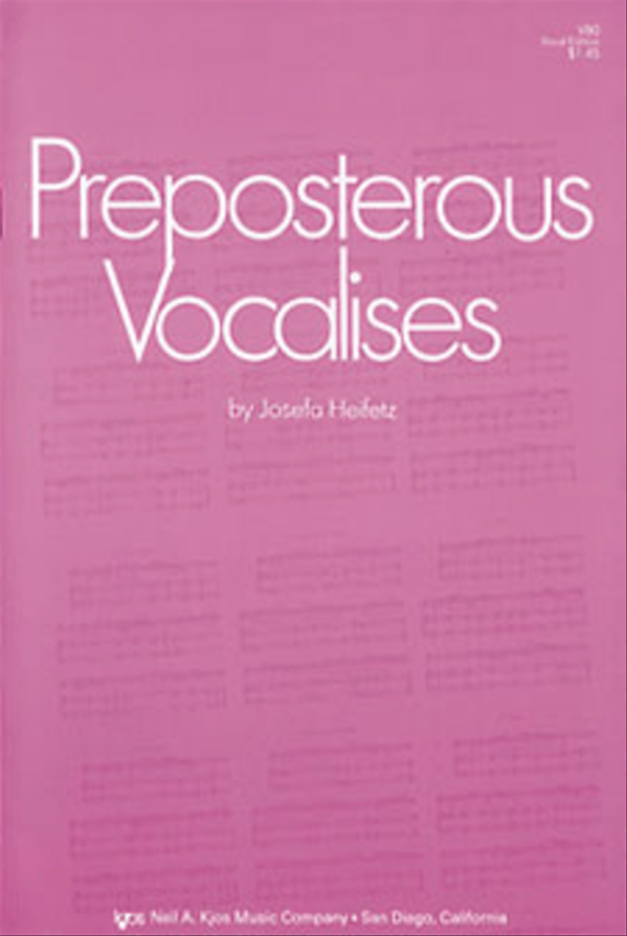 Preposterous Vocalises Preposterous Vocalises Choir scores gallery preview page 1