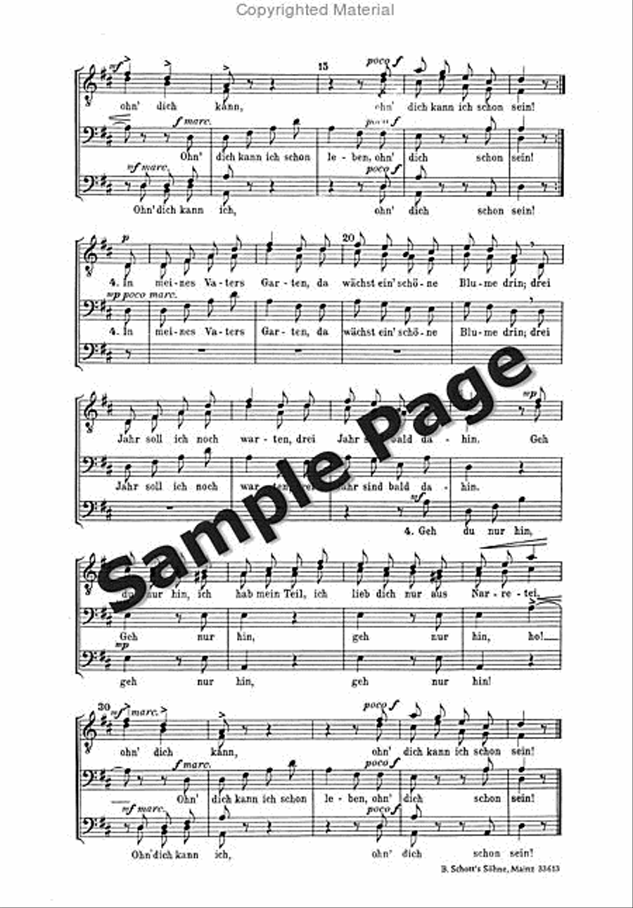 Lang H Reiter Und Maedchen TTBB scores gallery preview page 3