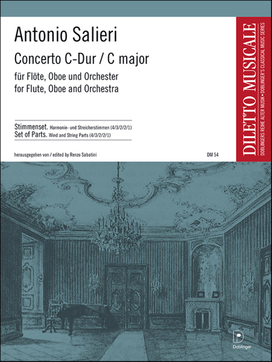 Concerto C-Dur fur Flote Oboe und Orchester Orchestra scores gallery preview page 1