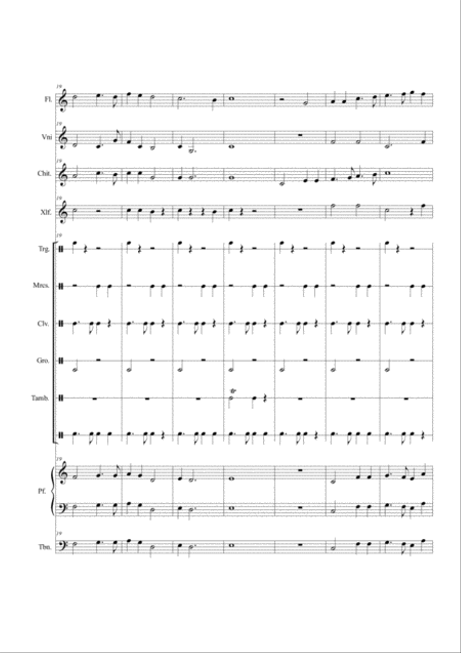 Cinta di fior un giorno Cinta di fior un giorno Large Ensemble scores gallery preview page 4