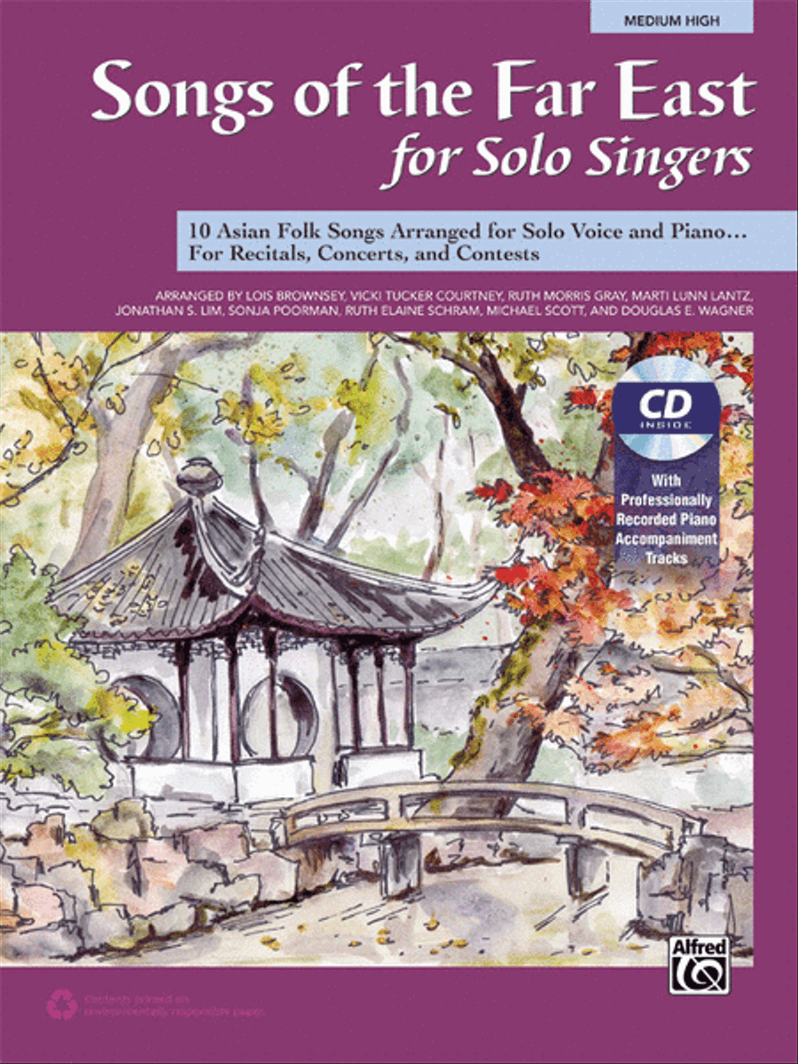 Songs of the Far East for Solo Singers Medium-High Voice scores gallery preview page 1