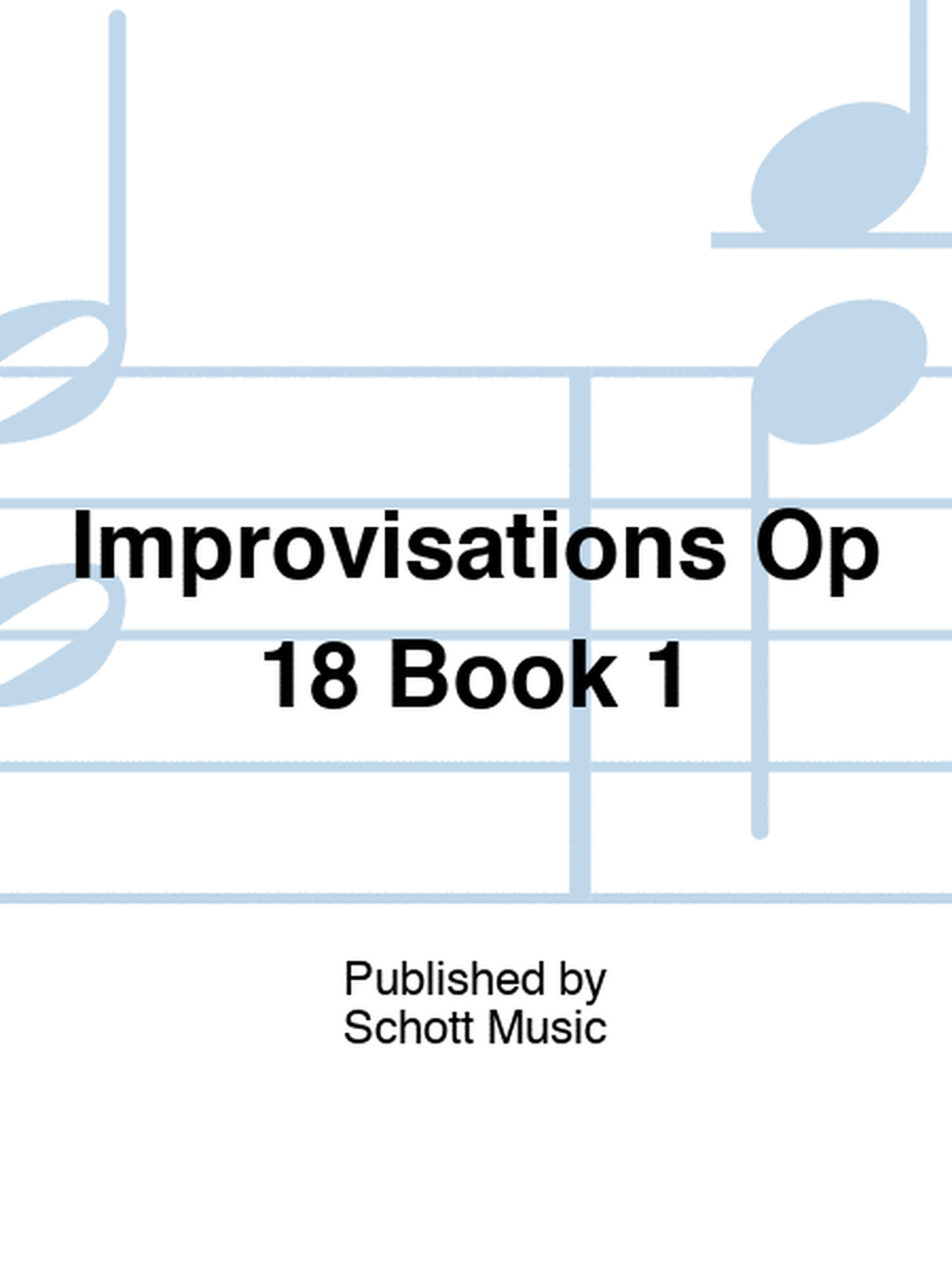 Improvisations Op 18 Book 1
