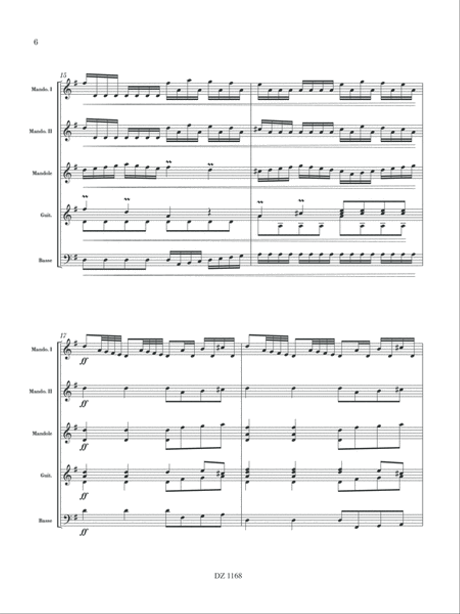 Sinfonia in Sol Maggiore Orchestra scores gallery preview page 6