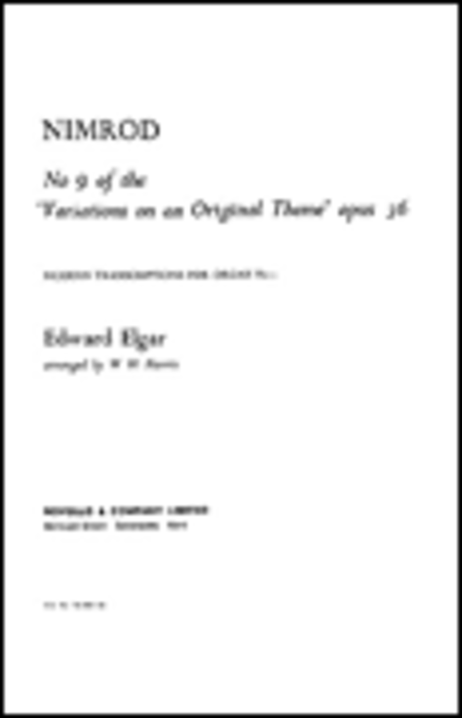 Nimrod Organ scores gallery preview page 1