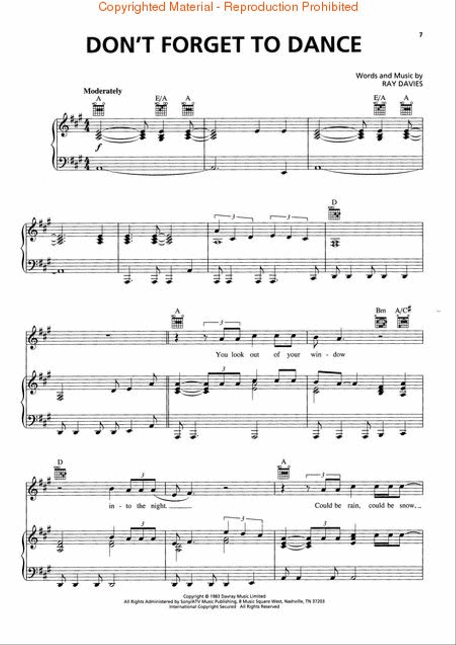 The Kinks Greatest Hits Piano, Vocal, Guitar scores gallery preview page 3