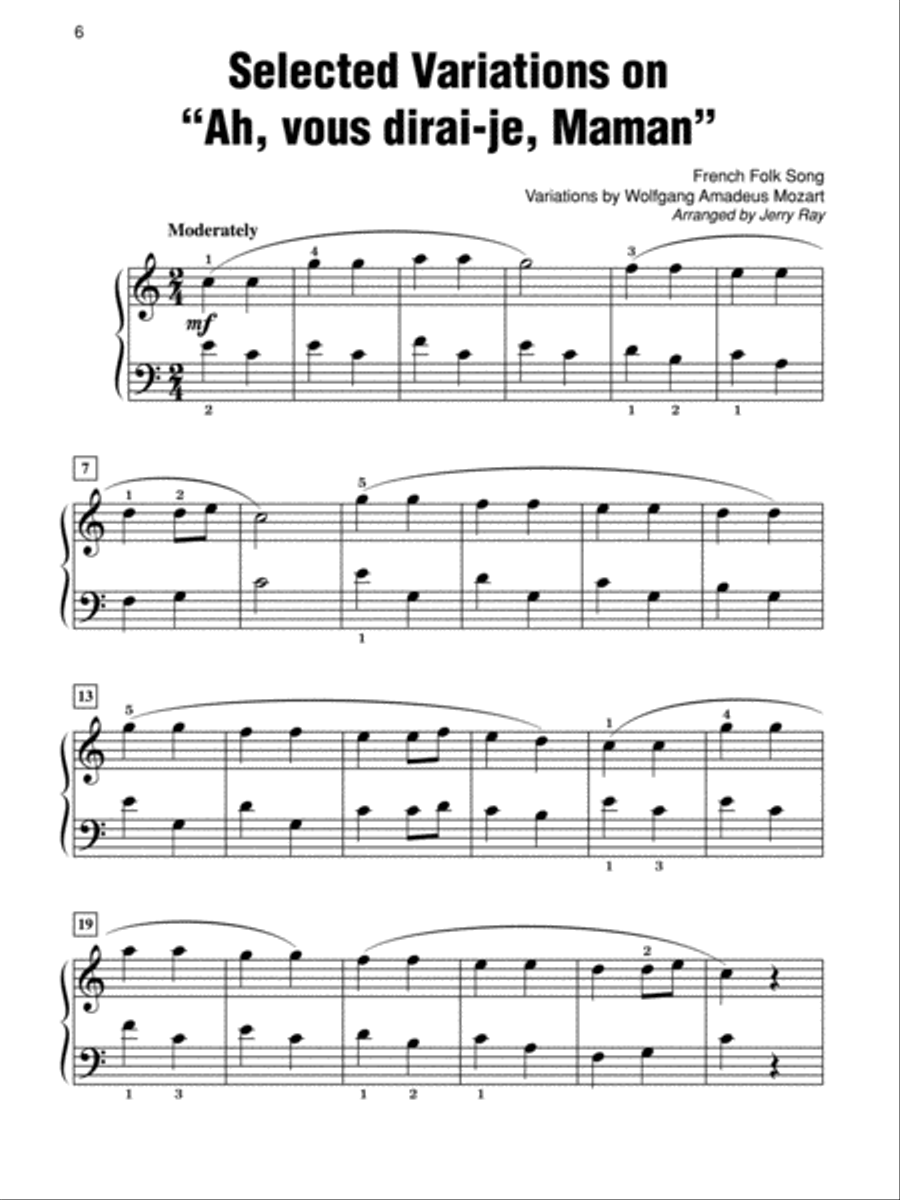 Simply Mozart Easy Piano scores gallery preview page 3