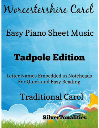 Worcestershire Carol Easy Piano sheet Music 2nd Edition