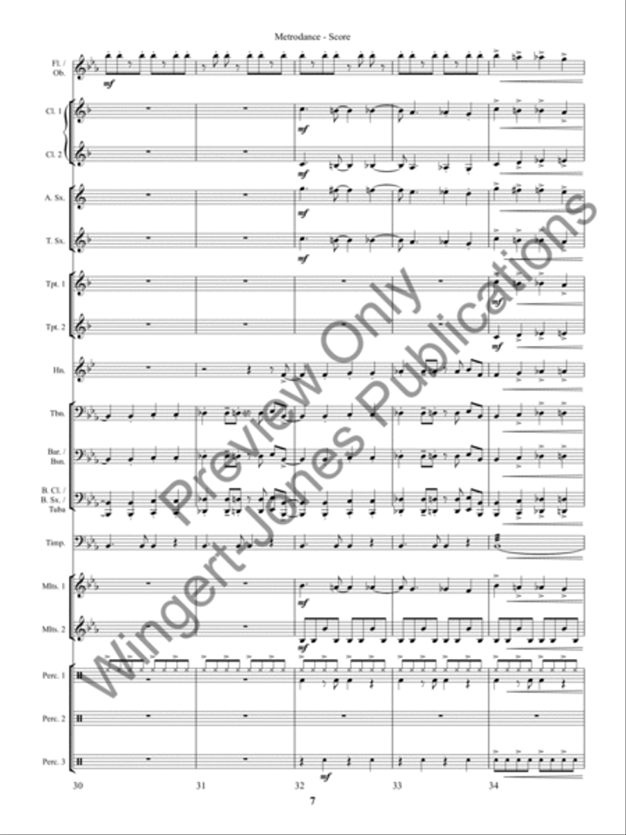 Pacifica Concert Band scores gallery preview page 10