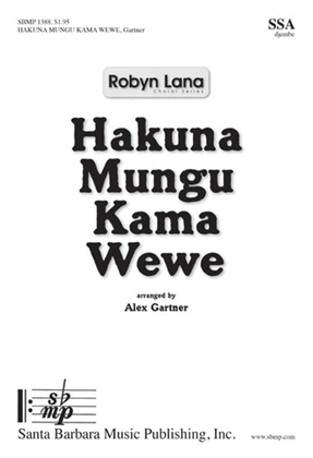 Book cover for Hakuna Mungu Kama Wewe - SSA Octavo
