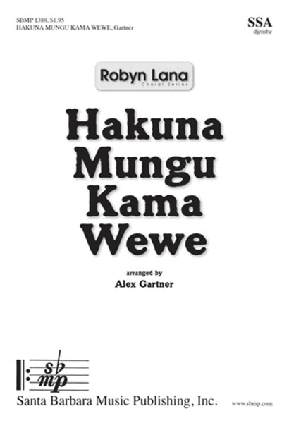 Hakuna Mungu Kama Wewe - SSA Octavo image number null