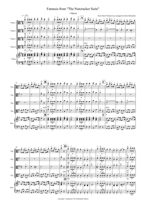 Fantasia from "The Nutcracker Suite" March for Viola Quartet