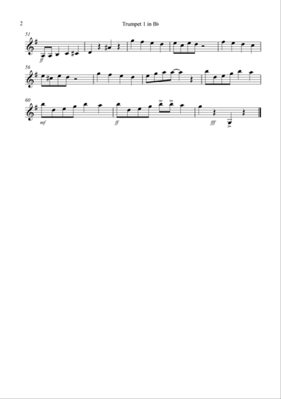 Easter Bunny Rag for Brass Quartet Brass Quartet scores gallery preview page 6