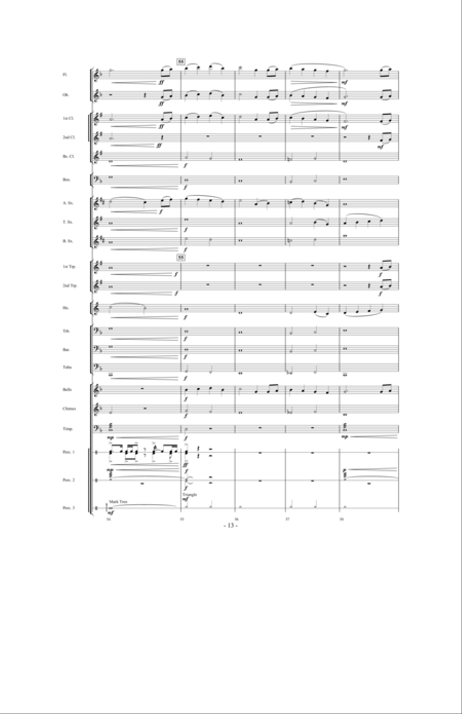 The Black Eagles Concert Band scores gallery preview page 12