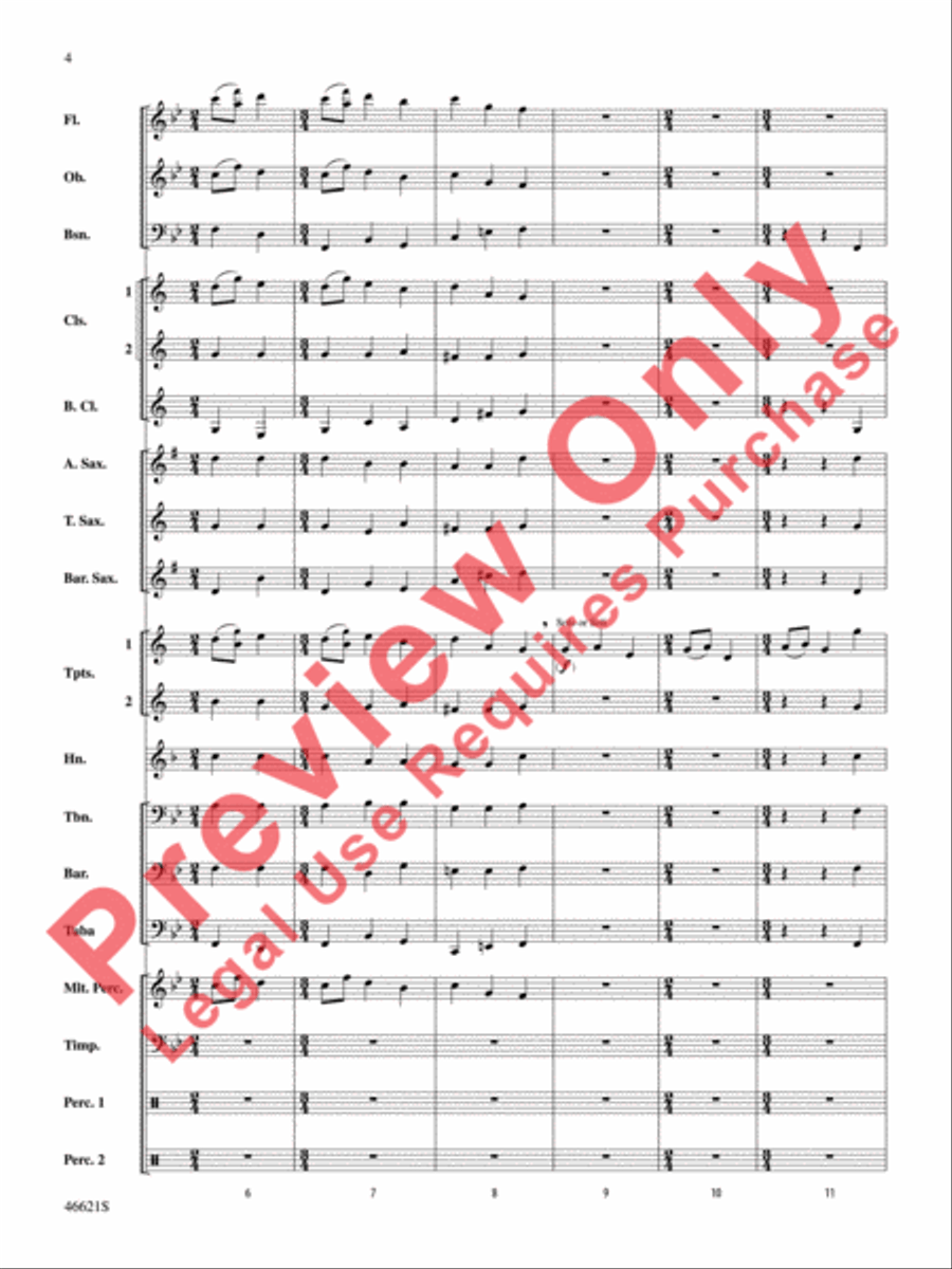 Pictures at an Exhibition Concert Band scores gallery preview page 5
