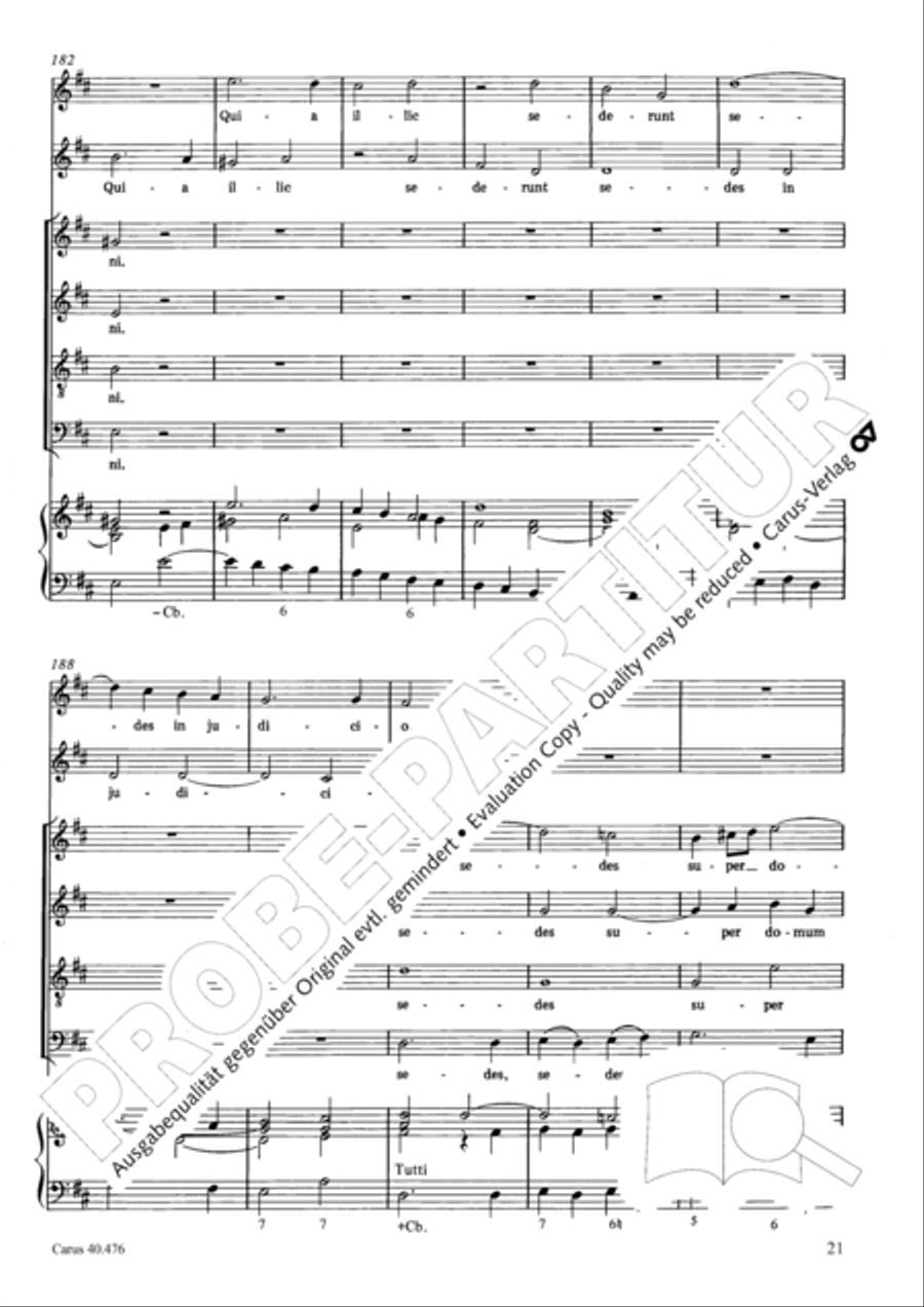 Psalm 121 (Laetatus sum) SA scores gallery preview page 22