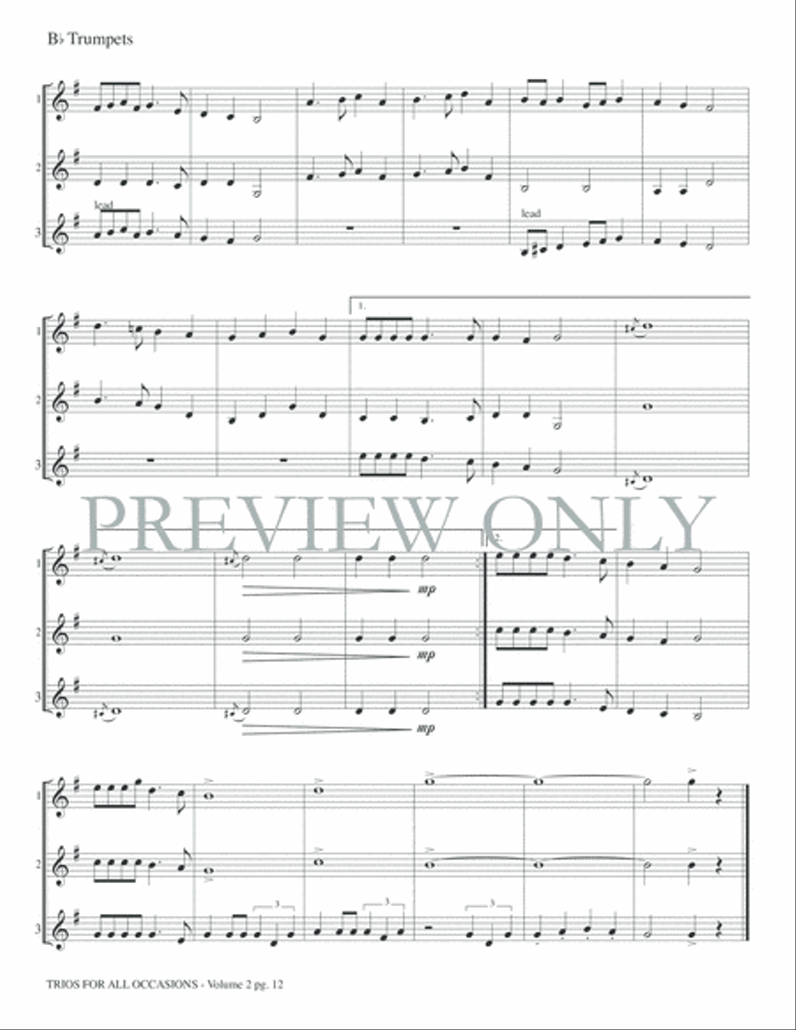 Trios for All Occasions Small Ensemble scores gallery preview page 14