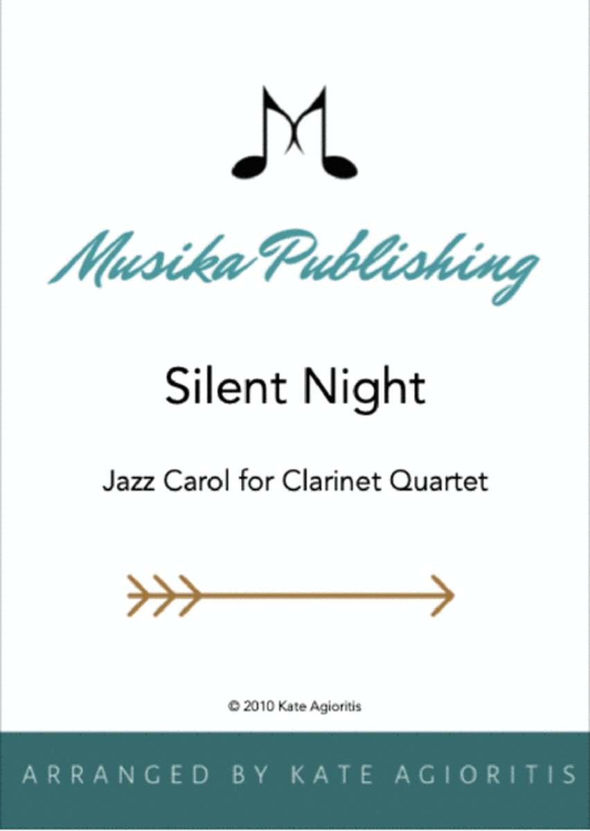 Silent Night - Jazz Carol for Clarinet Quartet image number null