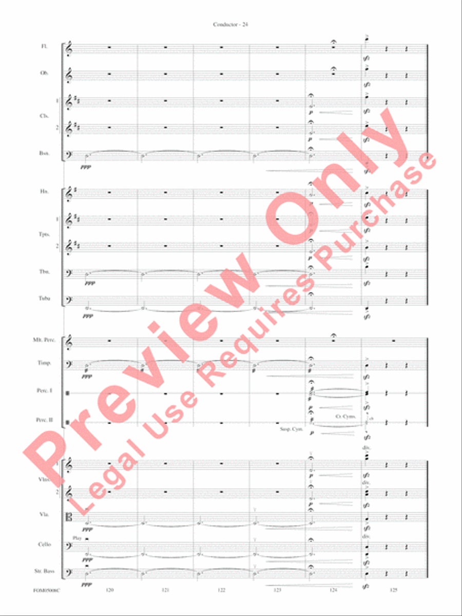 Battle of the Heroes (from Star Wars: Episode III Revenge of the Sith) Full Orchestra scores gallery preview page 27