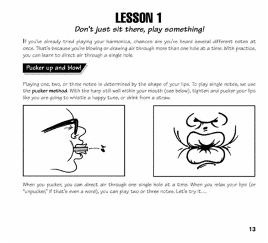 FastTrack Mini Harmonica Method Book 1 Harmonica scores gallery preview page 6