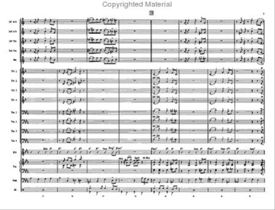 Jingle Bells Jazz Ensemble scores gallery preview page 5