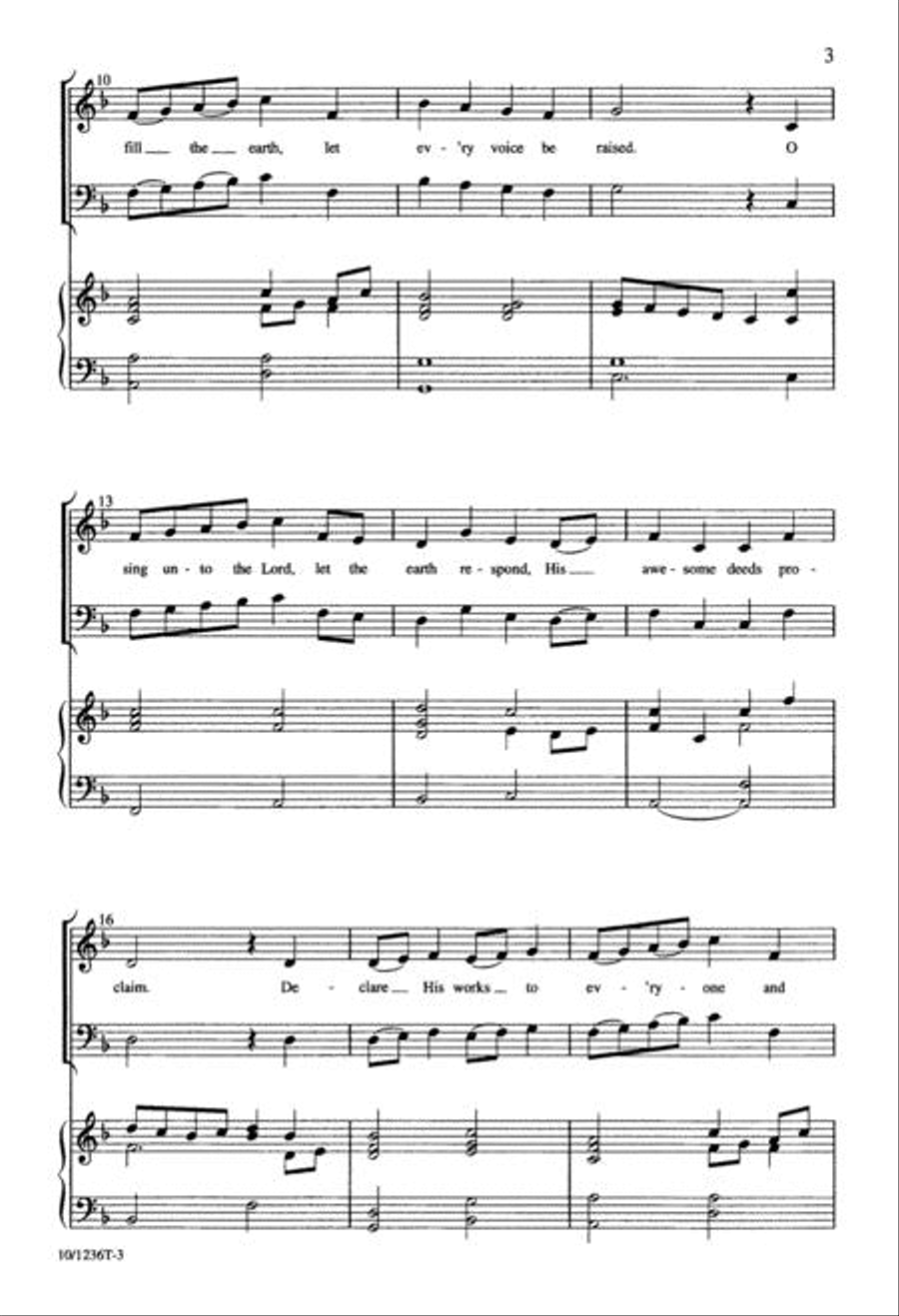 Come Sing Unto The Lord 2-Part scores gallery preview page 3
