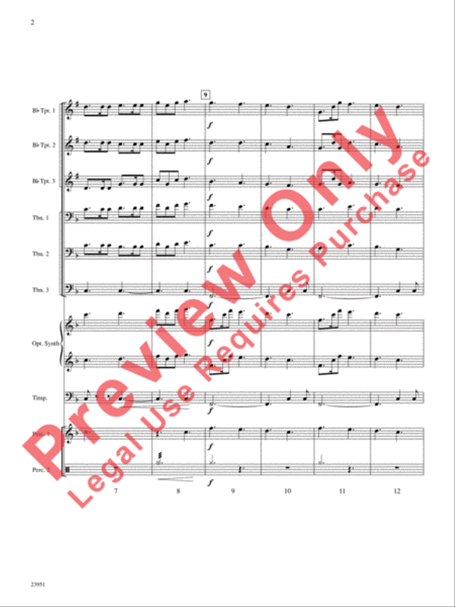 Alleluia Fanfare Alleluia Fanfare Choir scores gallery preview page 3