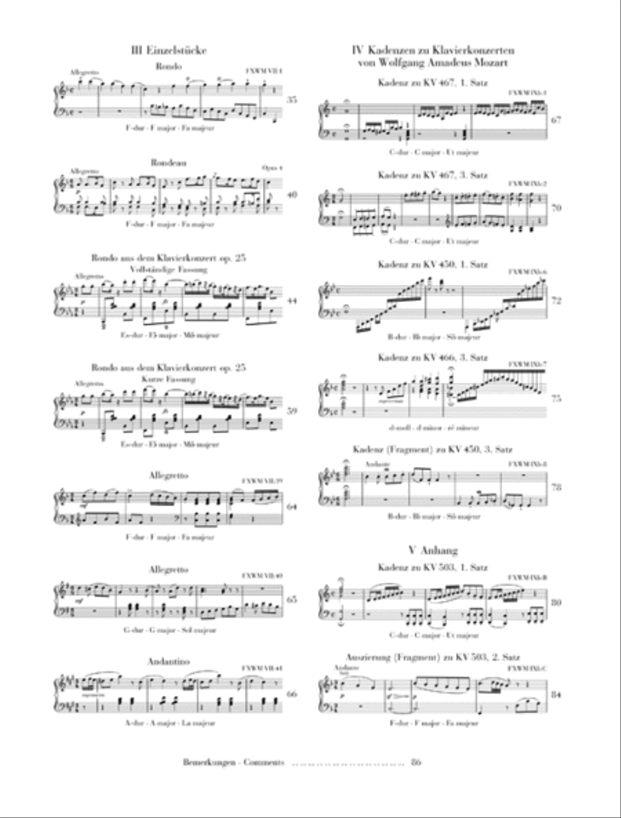 Franz Xaver Mozart – Complete Piano Works, Vol. II Piano Solo scores gallery preview page 3