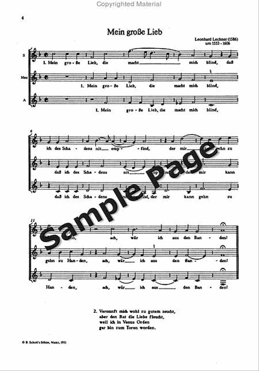 9 Love Madrigals SSA scores gallery preview page 5