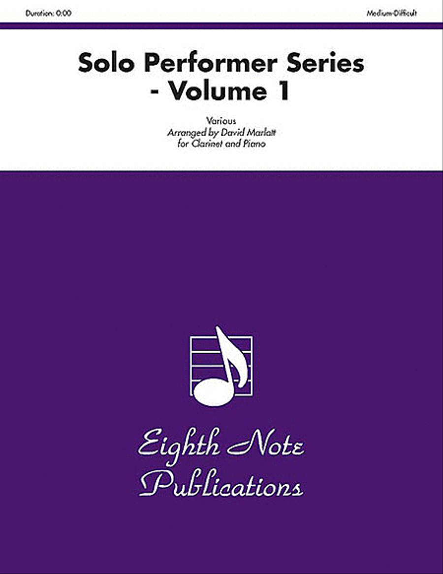 Solo Performer Solo Performer Clarinet Solo scores gallery preview page 1